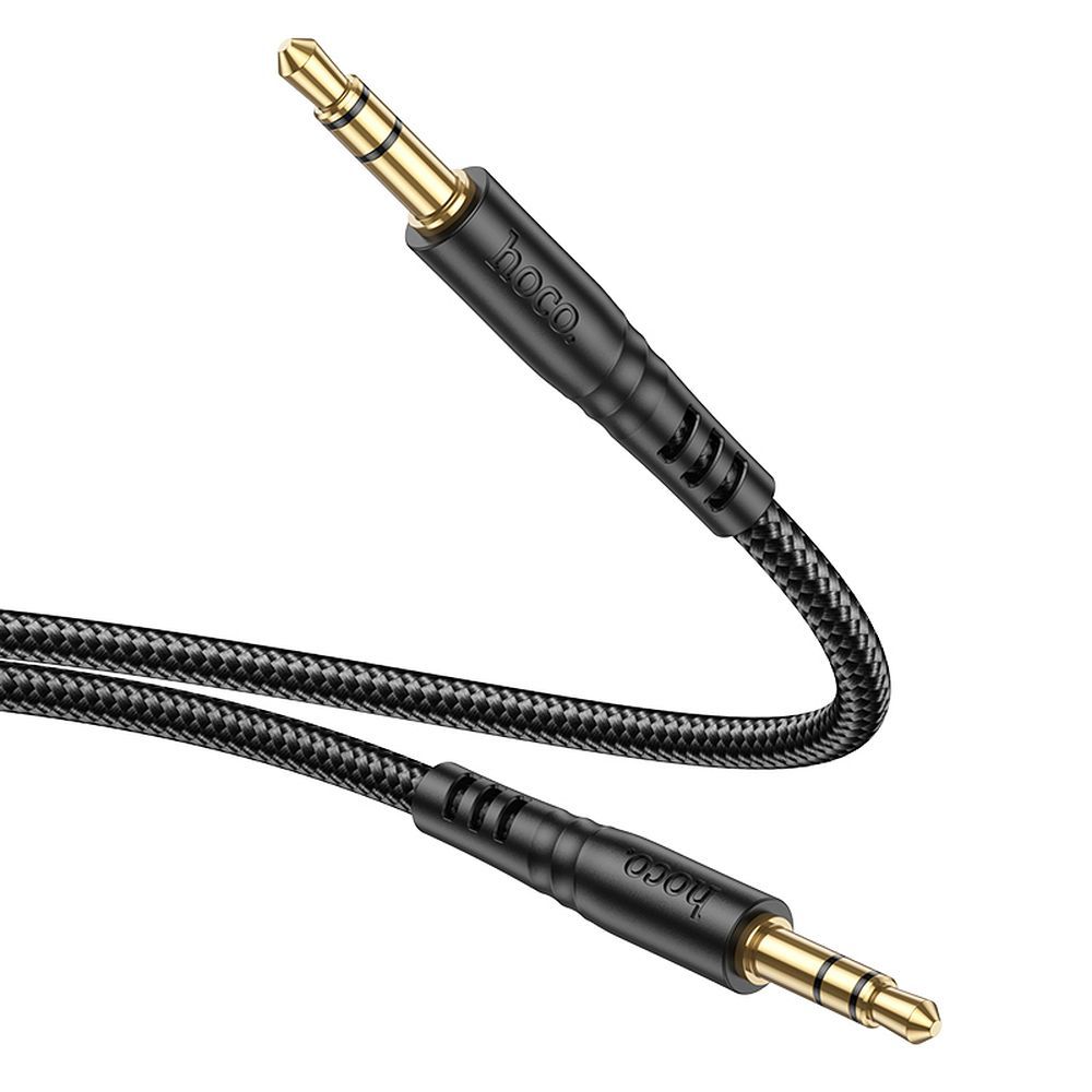 HOCO kabel AUX Jack 3,5 mm (male) to Jack 3,5 mm (male) UPA24 1 m black