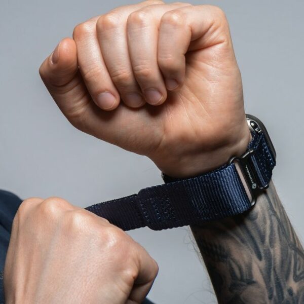 FORCELL F-DESIGN FA05 nylon strap for APPLE Watch 38 / 40 / 41 mm blue