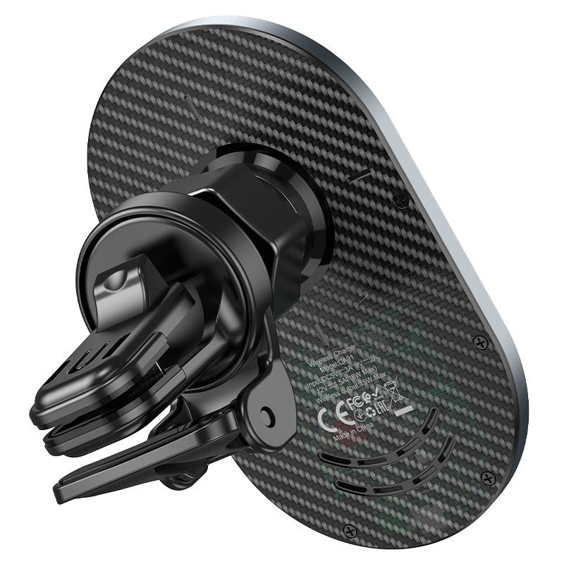 HOCO car holder with wireless charging compatible with MagSafe for air vent 15W CA91 gray