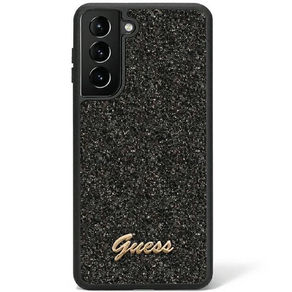 GUESS case for SAMSUNG S23 GUHCS23SHGGSHK (Fixed Glitter) black