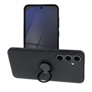 SILICONE RING case for SAMSUNG S24 FE black