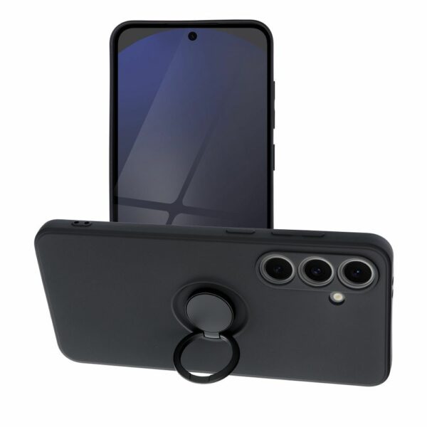 SILICONE RING case for SAMSUNG S24 FE black