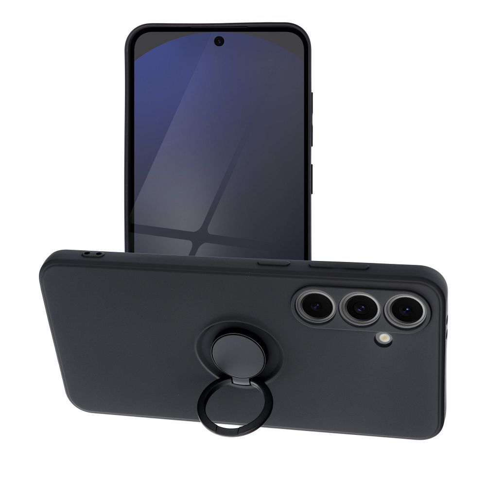SILICONE RING case for SAMSUNG S24 FE black