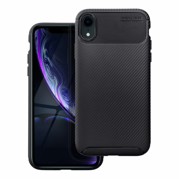 Case CARBON PREMIUM for IPHONE XR black