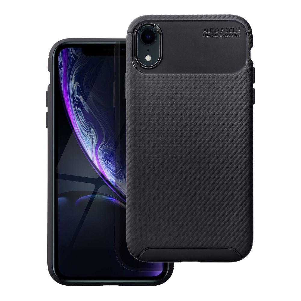 Case CARBON PREMIUM for IPHONE XR black