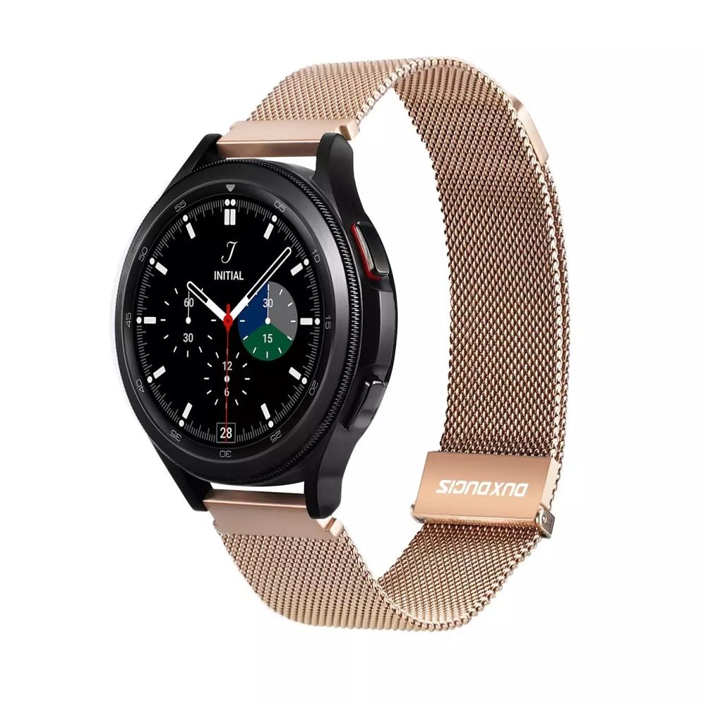 DUX DUCIS strap MILANESE stainless steel magnetic 20 mm gold
