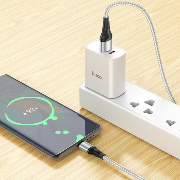 HOCO cable USB A do Type C 3A X50 1 m gray
