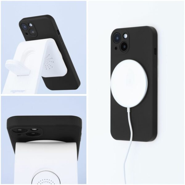 SILICONE MAG COVER case compatible with MagSafe for IPHONE 12 Pro Max black