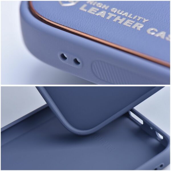 LEATHER case for SAMSUNG A35 5G blue