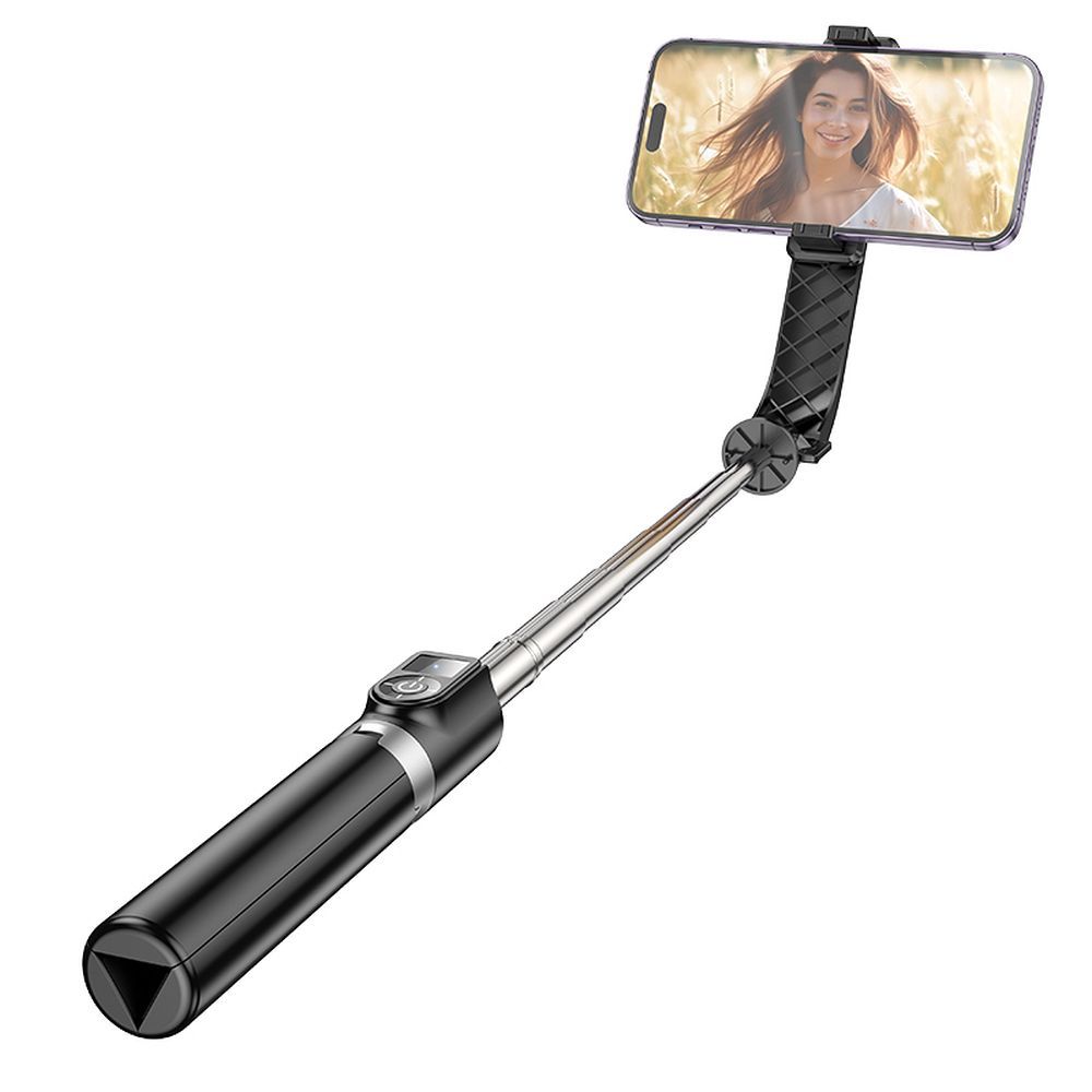 HOCO selfie stick with bluetooth remote control tripod K20 black