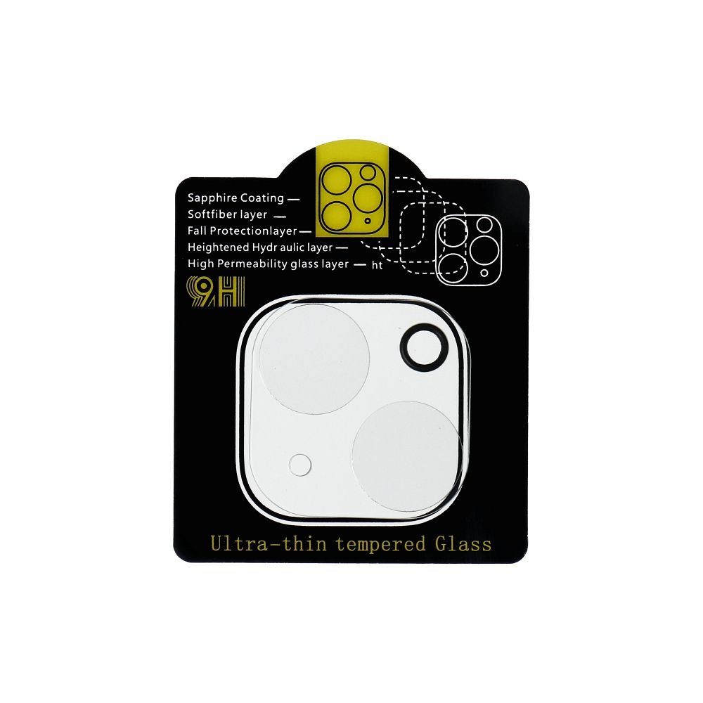 5D Full Glue Camera Tempered Glass - for iPhone 14 Transparent