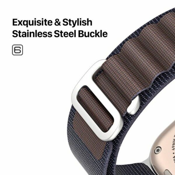 DUX DUCIS strap GS nylon for Apple Watch 42 / 44 / 45 / 49 mm indigo