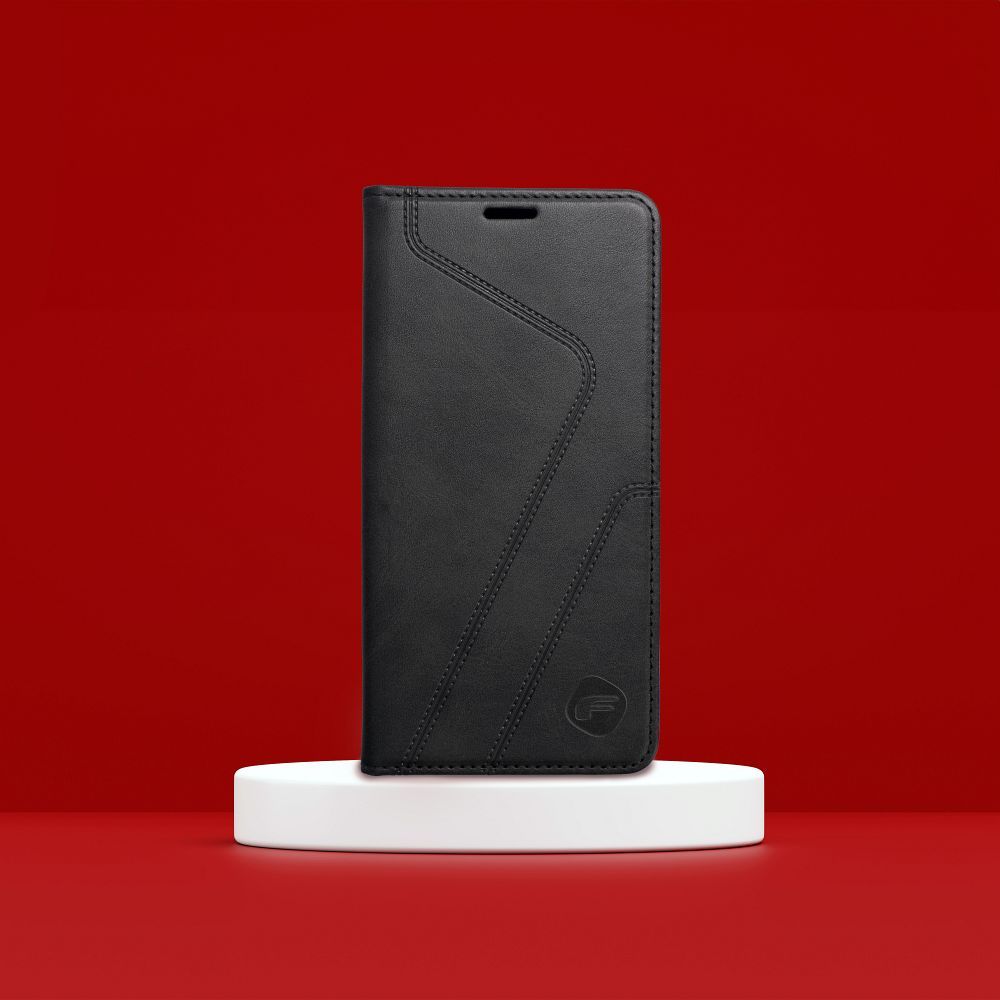 FORCELL F-PROTECT RFID Blocker book case for XIAOMI Redmi Note 14 Pro black