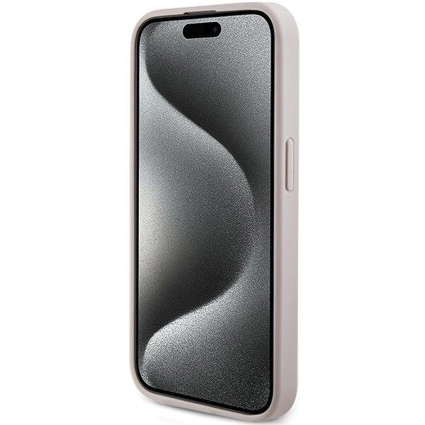 GUESS case for IPHONE 14 Pro Max compatible with MagSafe GUHMP14XG4GFRP (4G Ring classic logo) pink