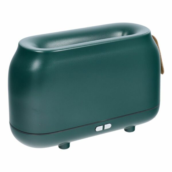 Colorful flame aromatherapy machine / humidifier / diffuser Art Deco model HZ005 dark green