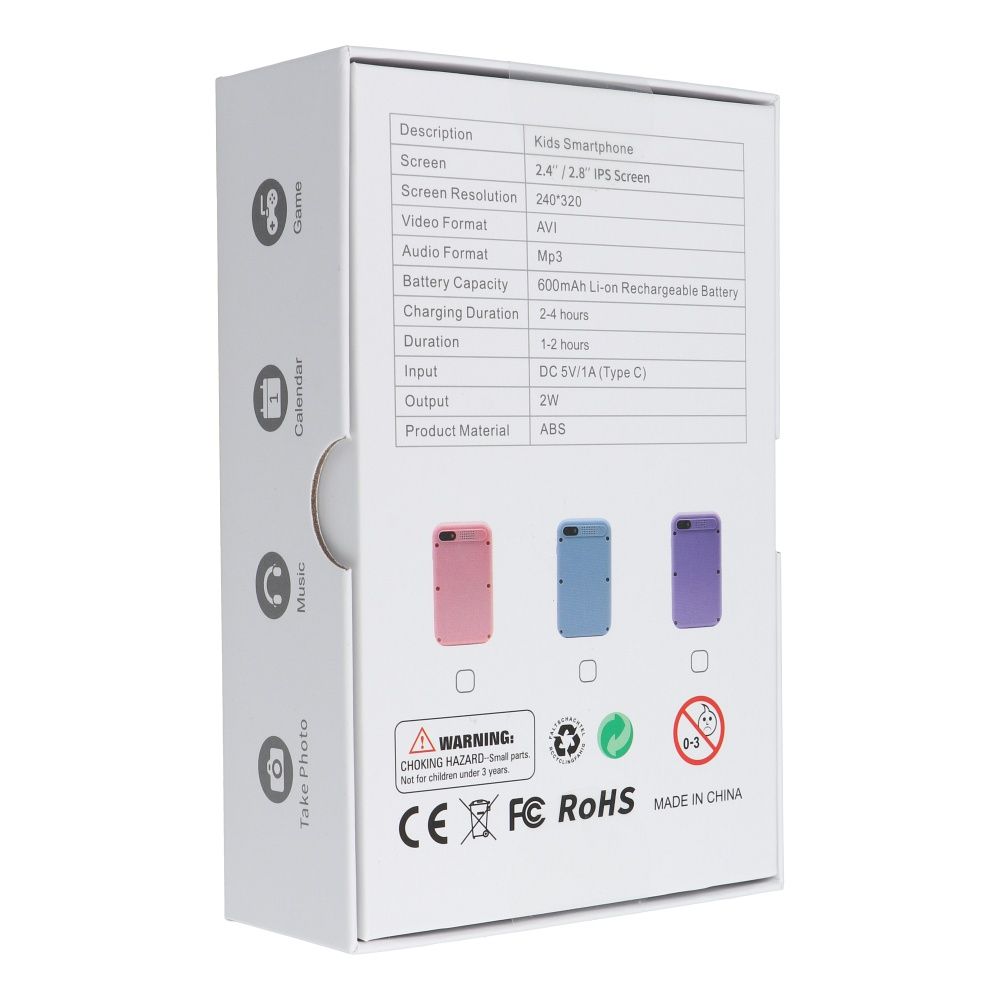 7f849d078e18e4698cf5e57a973ad90a Gaming phone for kids with IPS display 2,4" with buttons KDC-0027A purple