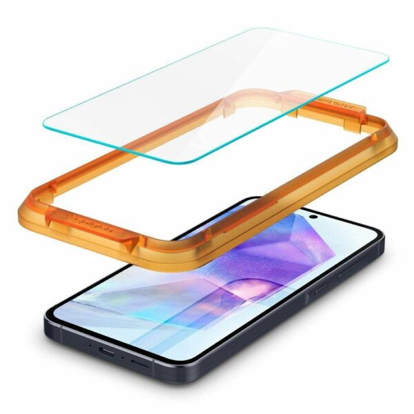 SPIGEN tempered glass ALM GLAS. TR 2-pack for SAMSUNG A55 5G clear