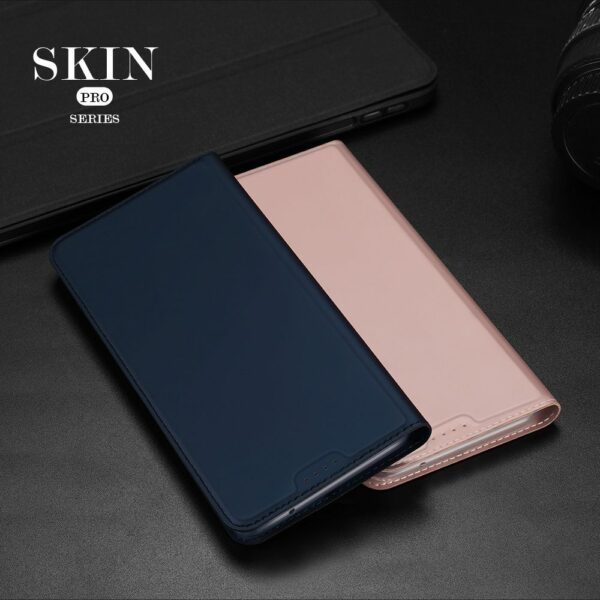 DUX DUCIS wallet case SKIN PRO for SAMSUNG S23 FE blue