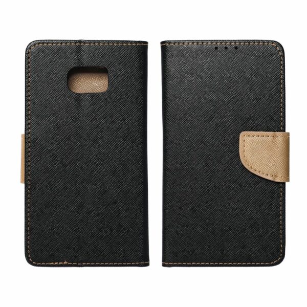 FANCY Book case for SAMSUNG A05S black / gold