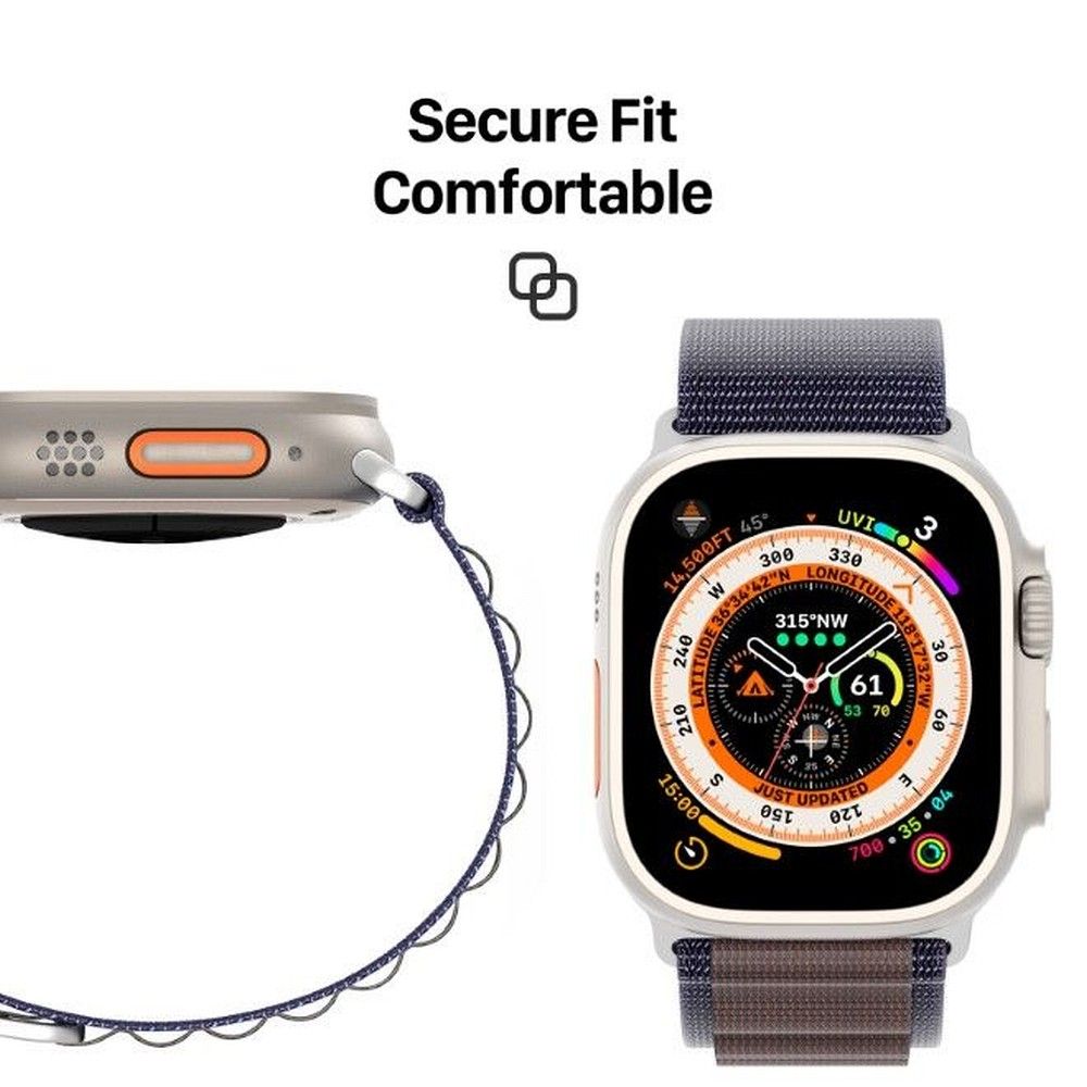DUX DUCIS strap GS nylon for Apple Watch 42 / 44 / 45 / 49 mm indigo