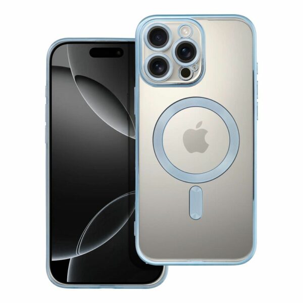 ELECTRO MAG COVER case compatible with MagSafe for IPHONE 16 Pro Max blue