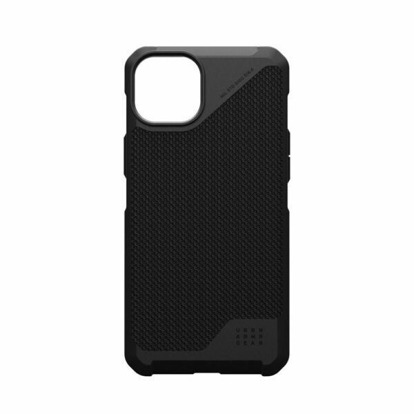 UAG Urban Armor Gear case METROPOLIS LT compatible with MagSafe for IPHONE 15 Plus kevlar black