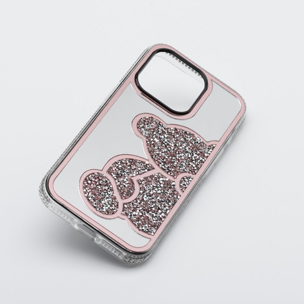 TEDDY BEAR Case for IPHONE 16 Pro pink