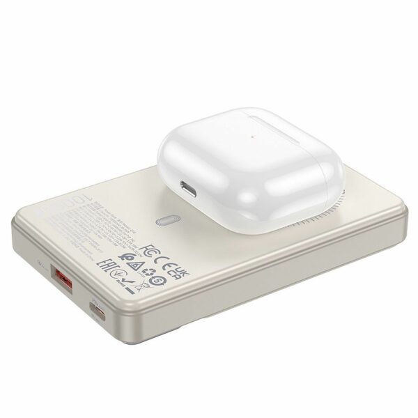 HOCO powerbnk 10000 mAh compatble with MagSafe PD QC3.0 3A 22,5W Q18 white