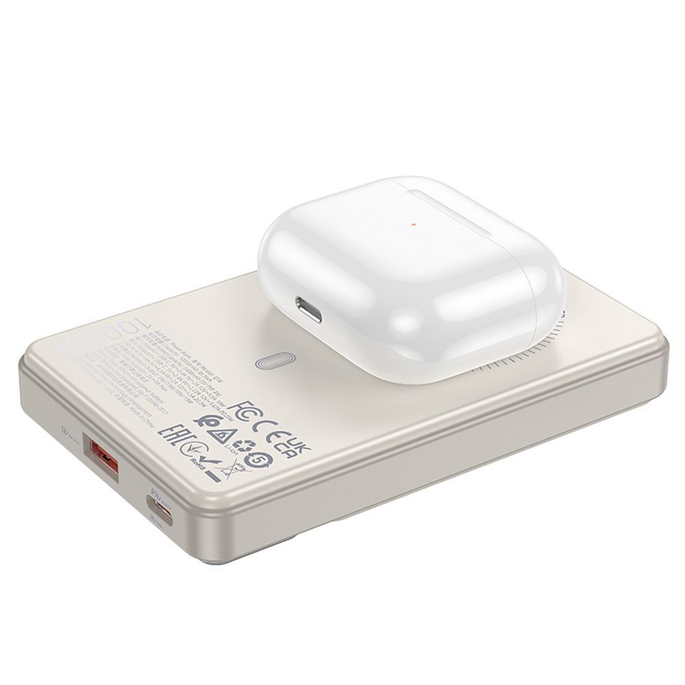 HOCO powerbnk 10000 mAh compatble with MagSafe PD QC3.0 3A 22,5W Q18 white