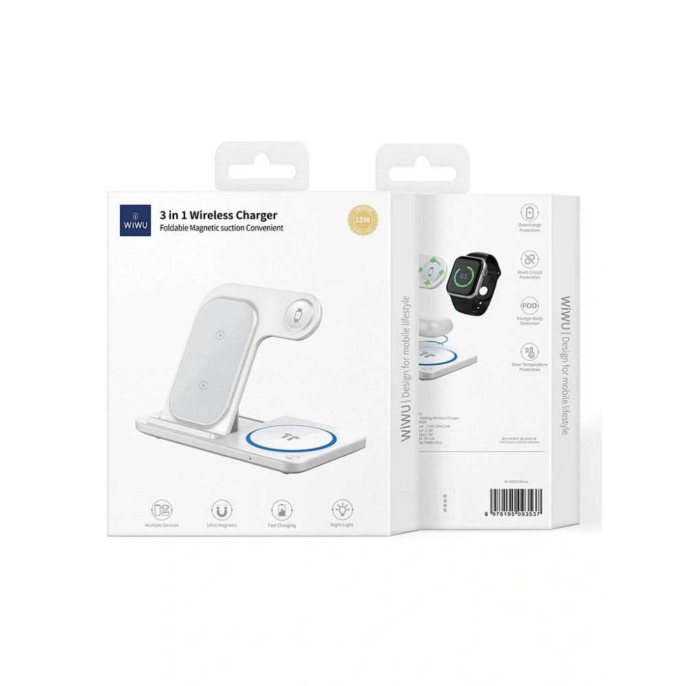 WiWU - Foldable Wireless Charger Wi-W009 15W