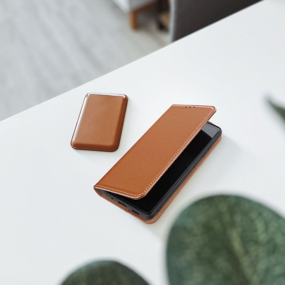 81a6da1ae2cc8a36496a85f4f0441935 SMART PRO Book leather case for XIAOMI Redmi Note 14 5G brown
