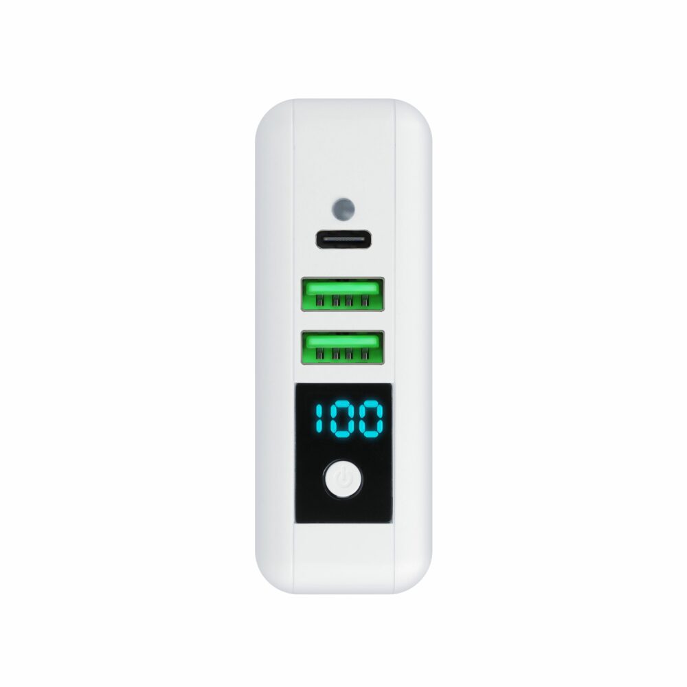 FORCELL F-ENERGY multifunctional charger 15W 4in1 with USB/USB-C socket, power bank 8000mAh and wireless charging