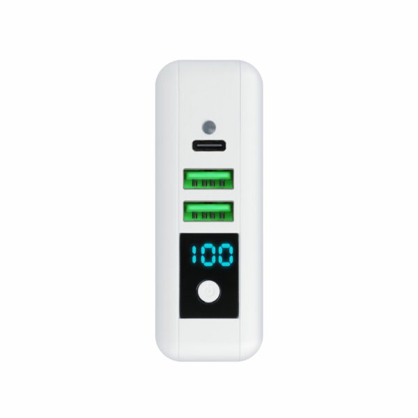 FORCELL F-ENERGY multifunctional charger 15W 4in1 with USB/USB-C socket, power bank 8000mAh and wireless charging