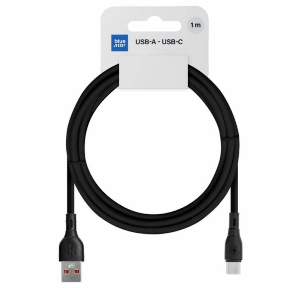 BLUE STAR ECO cable 3A USB A to Type C PJ68-25-3 1m black