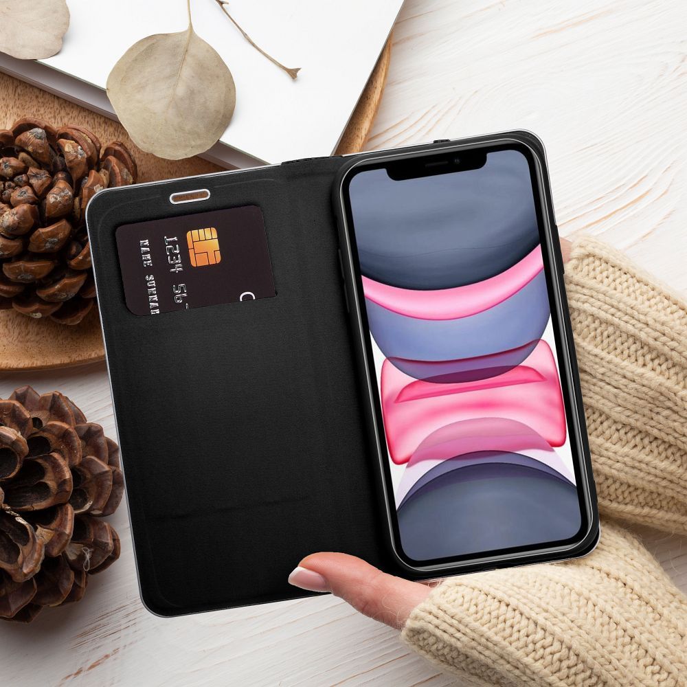LUNA Book Carbon for IPHONE 13 Pro black