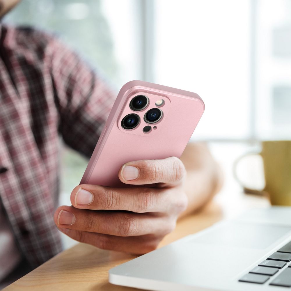 METALLIC Case for IPHONE 15 Pro Max pink