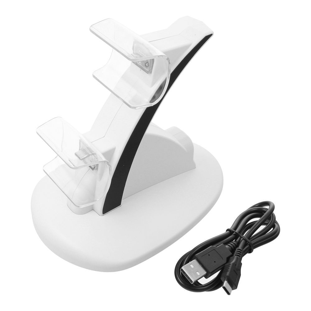 8279ebe7691feeb8f43ca1907cd1dca9 PS5 controller charging double dock charge HBP-253 white