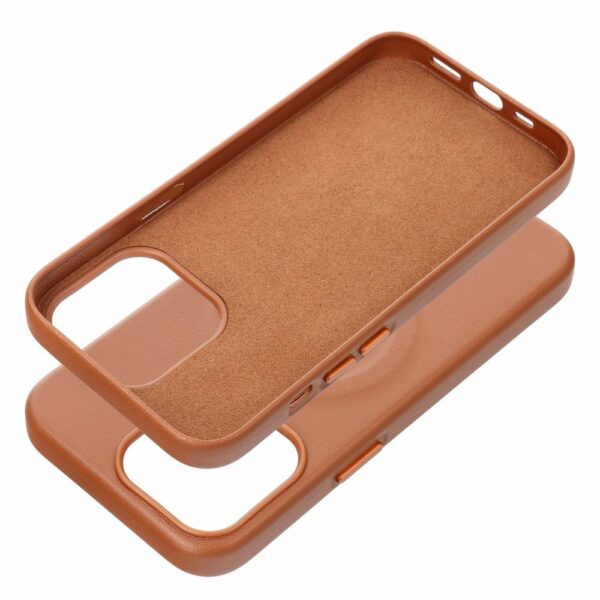 ROAR case LEATHER MAG compatible with MagSafe for IPHONE 13 Pro Brown