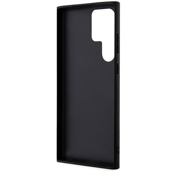 GUESS case for SAMSUNG S24 Ultra GUHCS24LG4GLGR (4G Bottom Stripe) black