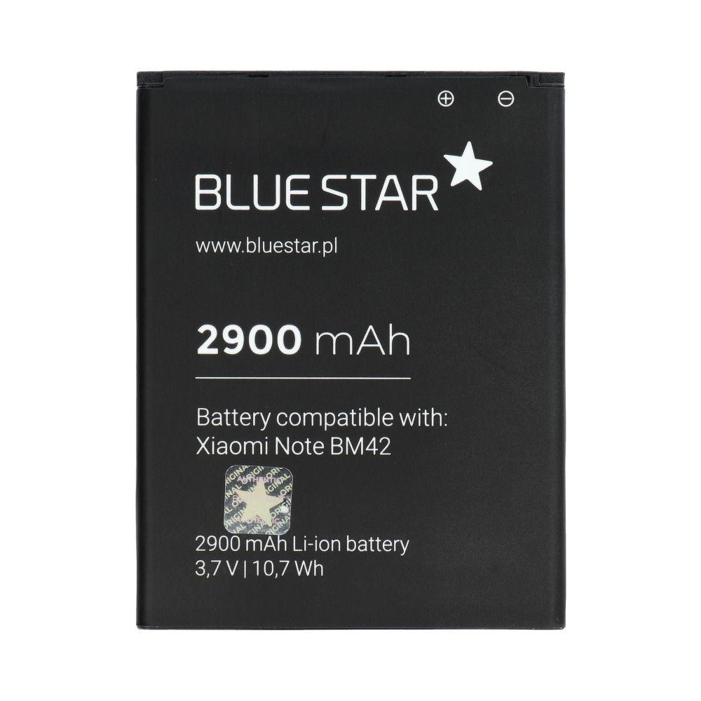 829cf32fb131428469dfd3709726d9e7 BLUE STAR battery for XIAOMI Mi Note (BM42) 2900 mAh