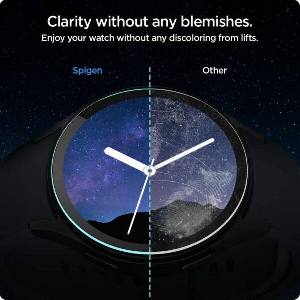 SPIGEN tempered glass GLAS.TR ”EZ FIT” 2-pack for SAMSUNG Galaxy Watch 7 (40 mm) clear