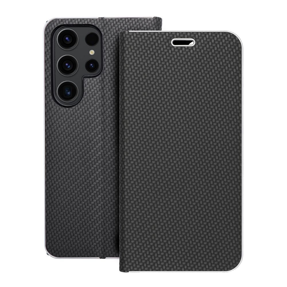 83c28b58a479d5246239b491adeffd8a LUNA Book Carbon for SAMSUNG S23 Ultra black