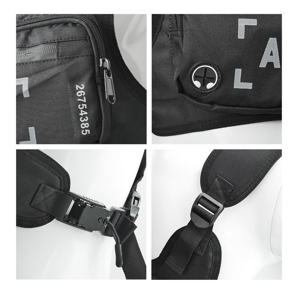 Sports bag on chest for mobile phone / keys ( 4,5" - 6,5" ) black