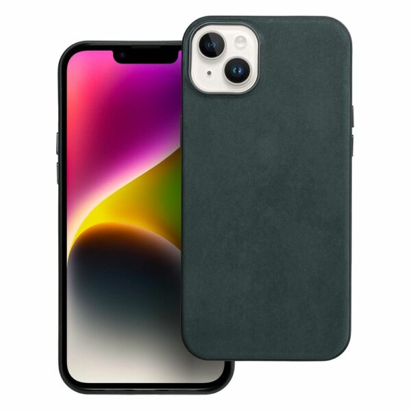 WOVEN MAG COVER case compatible with MagSafe for IPHONE 14 Plus green