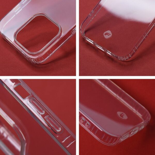 FORCELL F-PROTECT Long Lasting thin case for IPHONE 15 Pro transparent