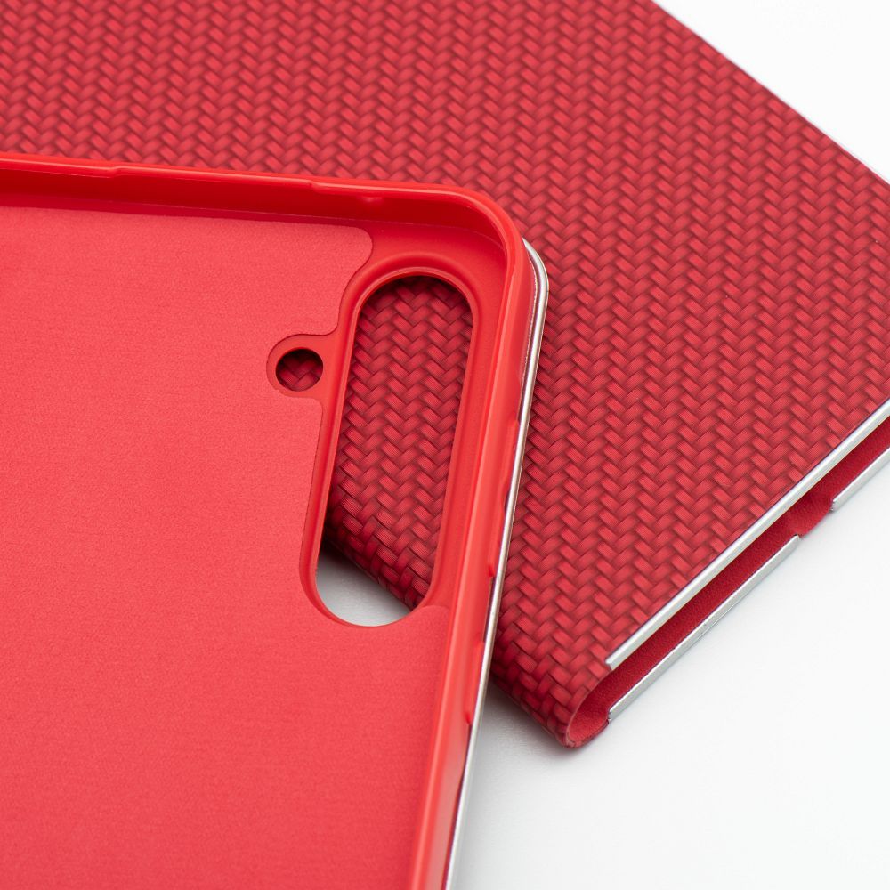 85786e547194f83207eef850eb4a5efe LUNA Book Carbon for HUAWEI P30 Lite red