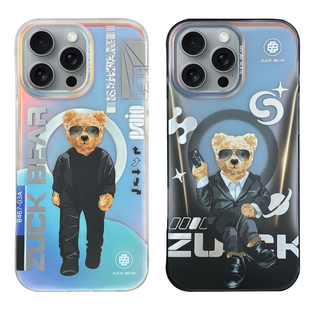 ZUCK BEAR case BERLIN BOSS MAG compatible with MagSafe for IPHONE 16 Pro Max eins suave