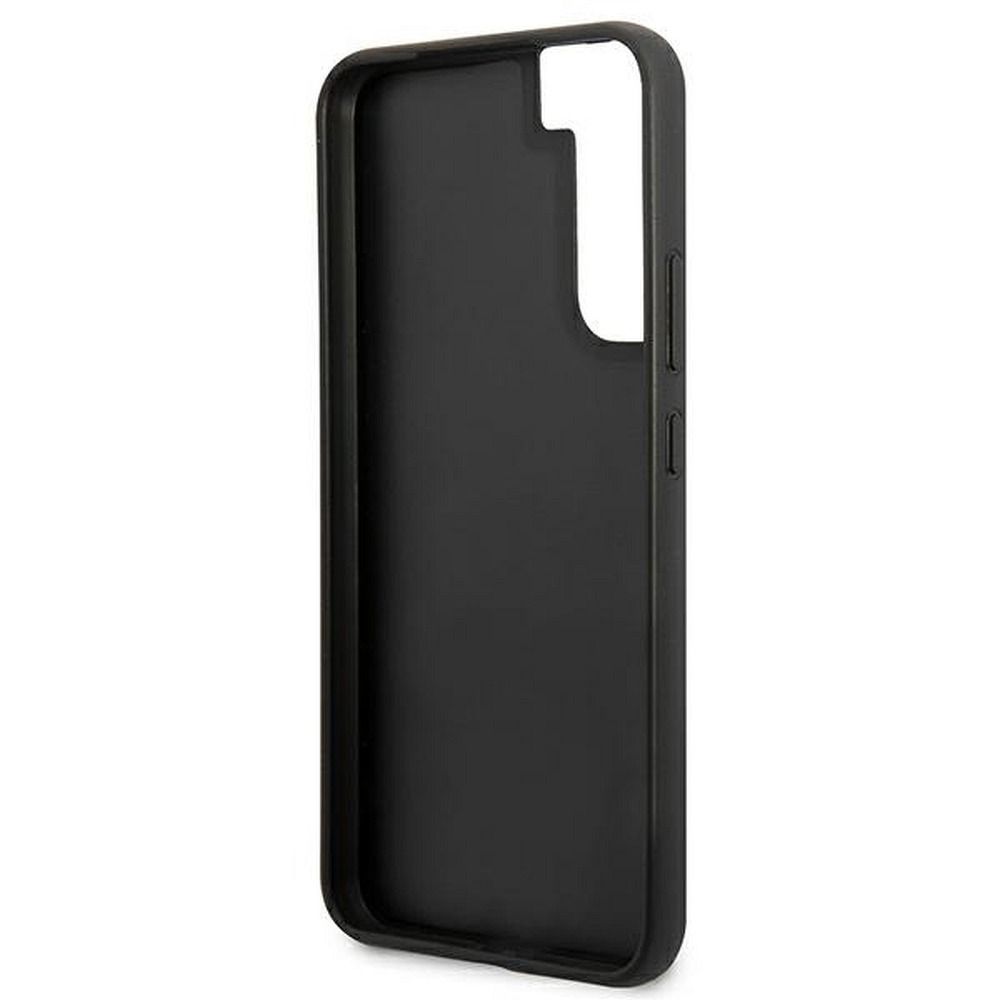 GUESS case for SAMSUNG S22 GUHCS22SG4GFGR (4G Metal Gold Logo) grey