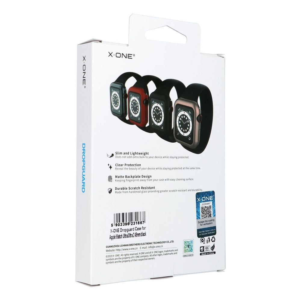 X-ONE Dropguard Case - for Apple Watch Ultra/Ultra 2 49mm black