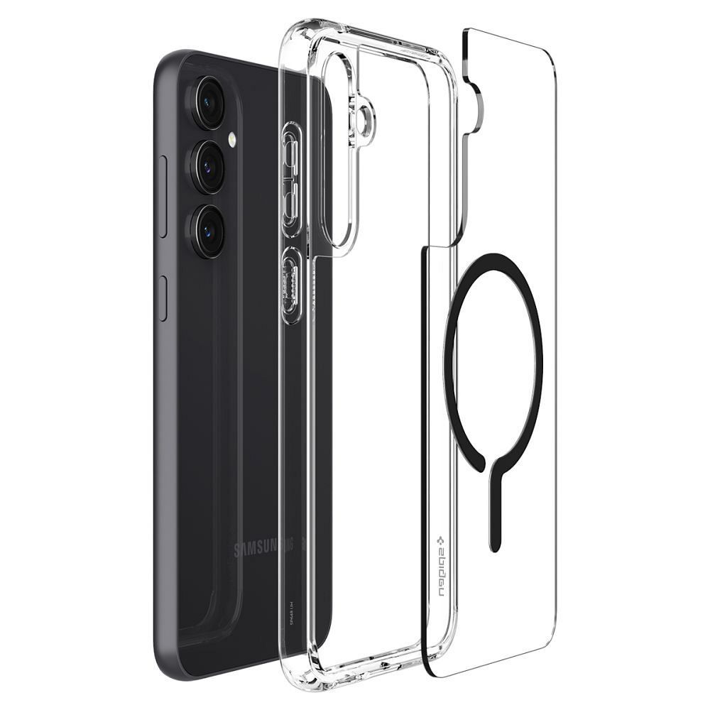 SPIGEN case ULTRA HYBRID Onetap Ring compatible with MagSafe SAMSUNG S23 FE black